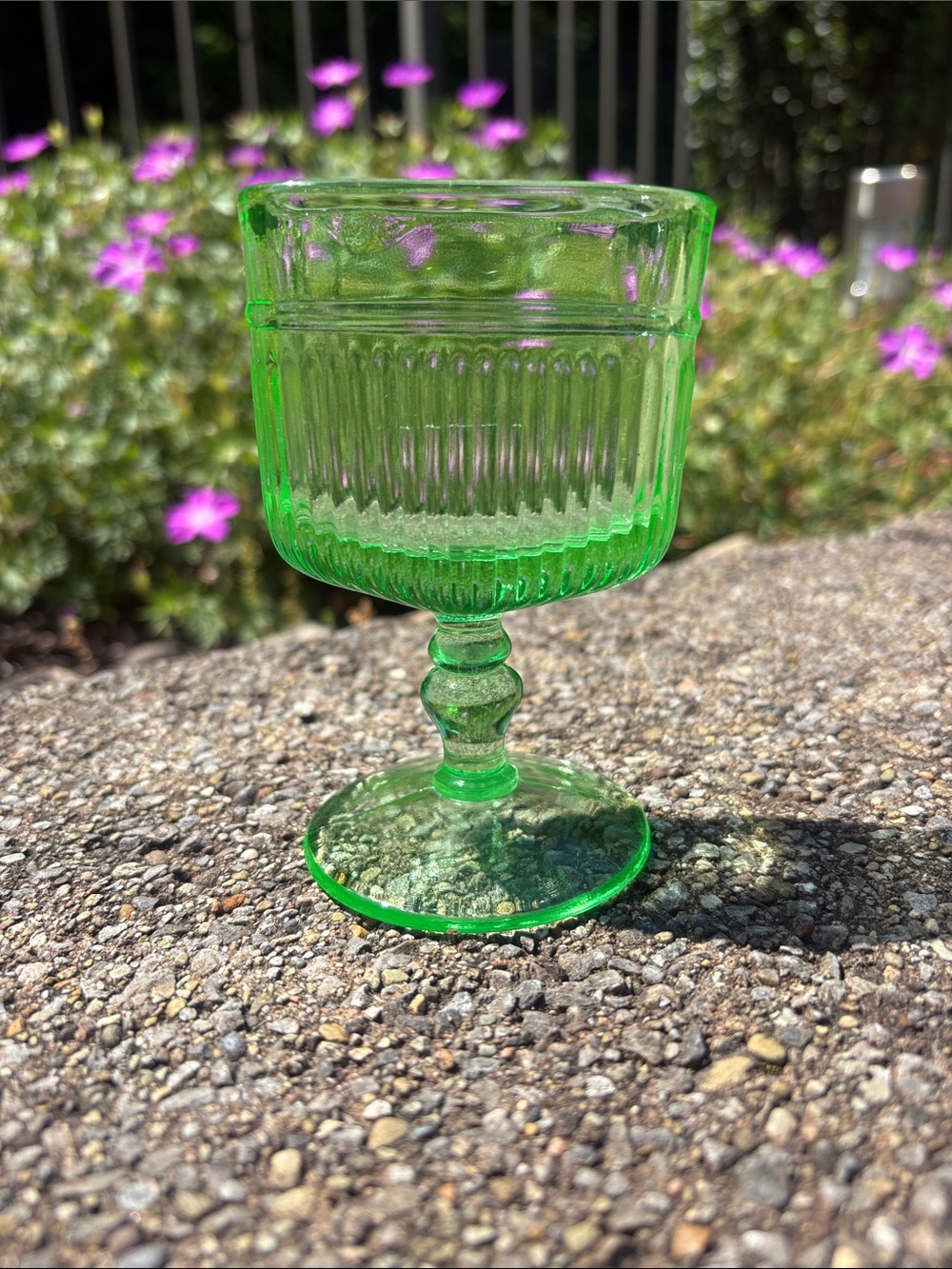 Vintage 1920s Green Glass Cigarette or Card Holder